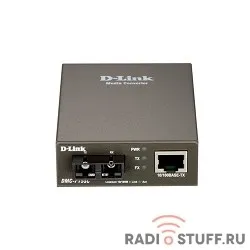 D-Link DMC-F15SC/A1A Медиаконвертер из 100BASE-TX по витой паре в 100BASE-FX по одномодовому волокну (15 км, SC)