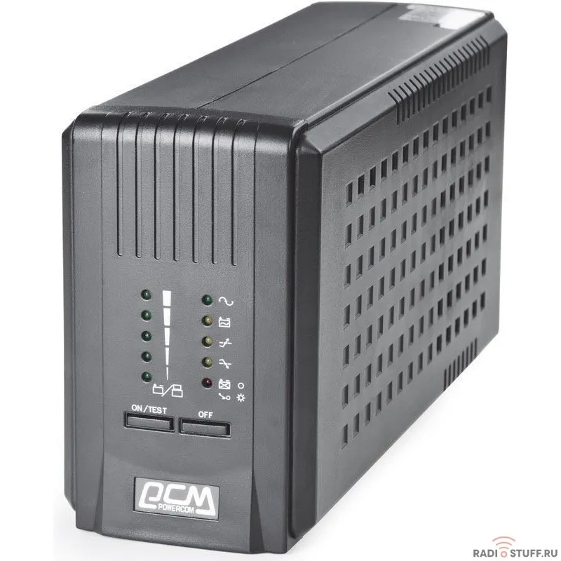 Источник бесперебойного питания Powercom Smart King Pro SPT-700-II 560Вт 700ВА черный [1154033]
