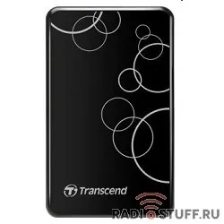 Transcend Portable HDD 1Tb StoreJet TS1TSJ25A3K {USB 3.0, 2.5", black}