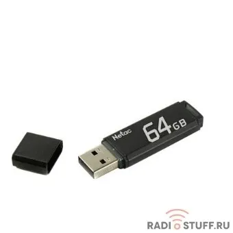 Netac USB Drive 64GB U351 USB2.0, retail version [NT03U351N-064G-20BK]
