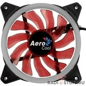Fan Aerocool Rev Red / 120mm/ 3pin+4pin/ Red led