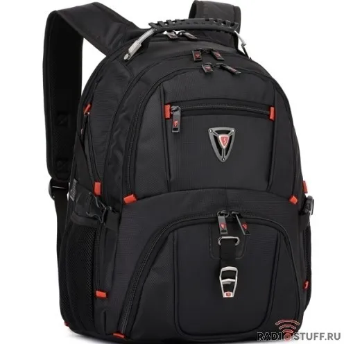 Рюкзак SUMDEX PJN-301 BK нейлон, черная, до 16"