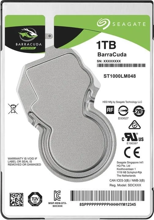 Жесткий диск SATA2.5" 1TB 5400RPM 128MB ST1000LM048 SEAGATE