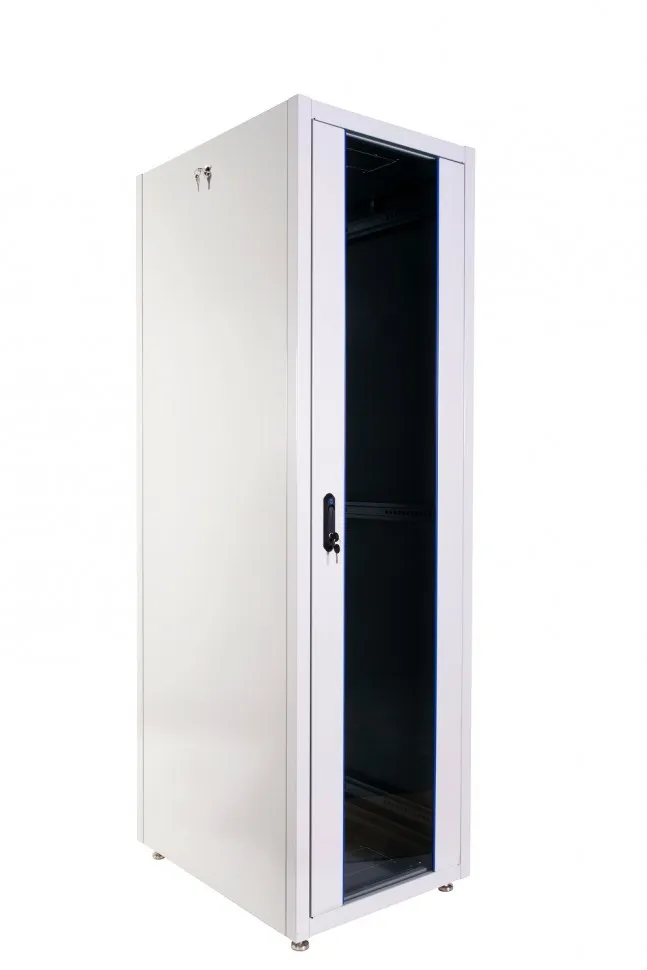 Шкаф телекоммуникационный напольный ЭКОНОМ, 48U, (800x1000мм) дверь перфорированная 2 шт., ЦМО