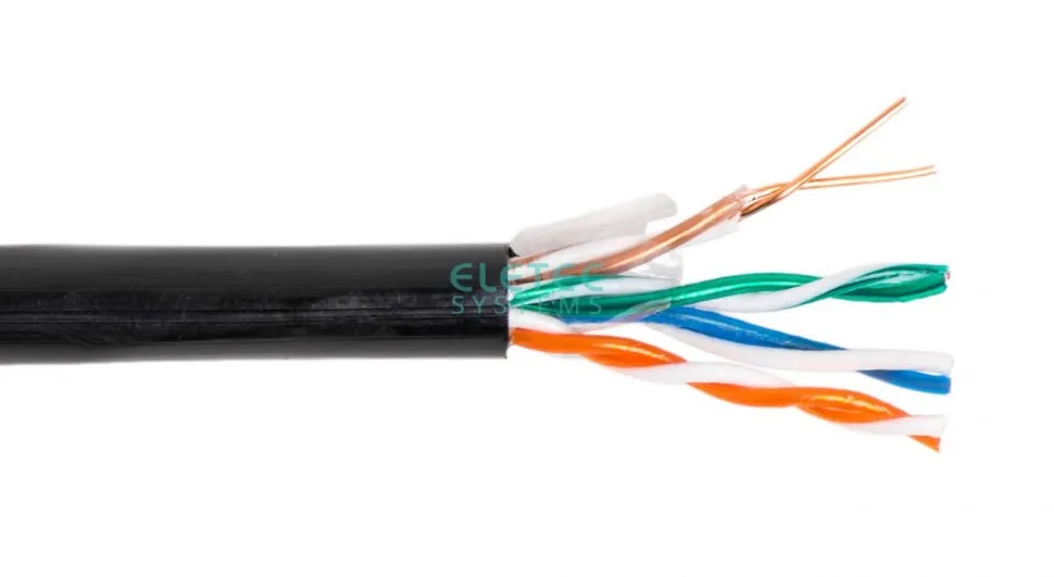 Кабель UTP 5E PROFI line 4x2xAWG24, наружный, Eletec, 305м, медь