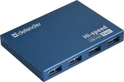 Концентратор USB2 7PORT SEPTIMA SLIM 83505 DEFENDER
