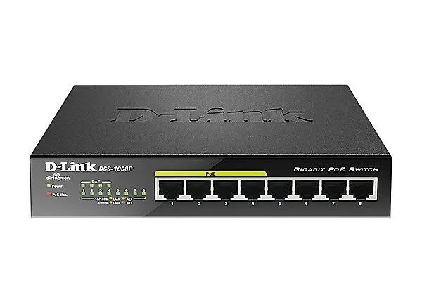 Коммутатор D-Link DGS-1008P/D1A