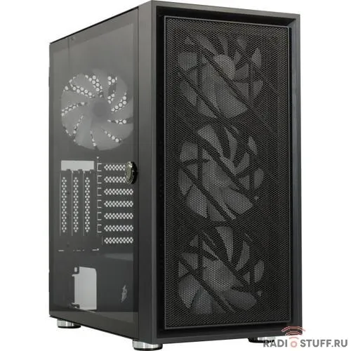 1STPLAYER Корпус AR-7 / ATX, tempered glass / 4x 140mm LED fans inc. / AR-7-4G6P