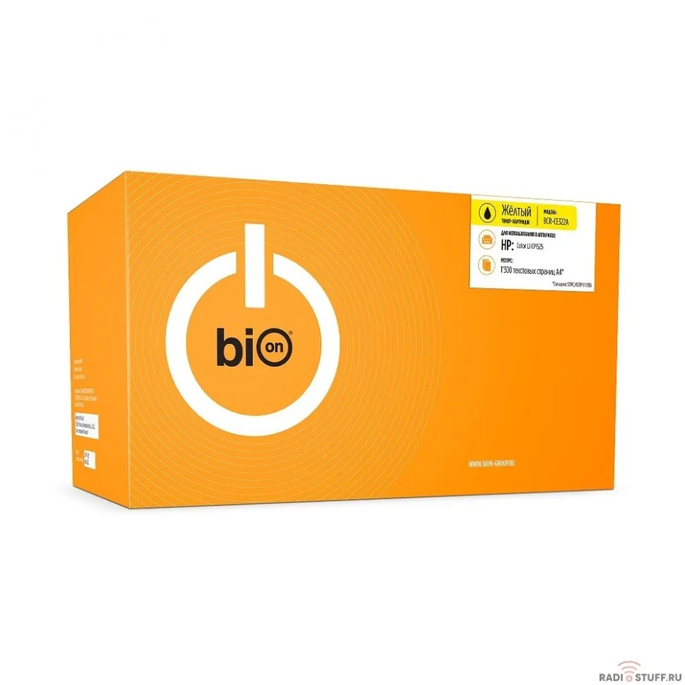 Bion CE322A Картридж для HP LaserJet Pro CM1415/CP1525 (1300  стр.), Желтый