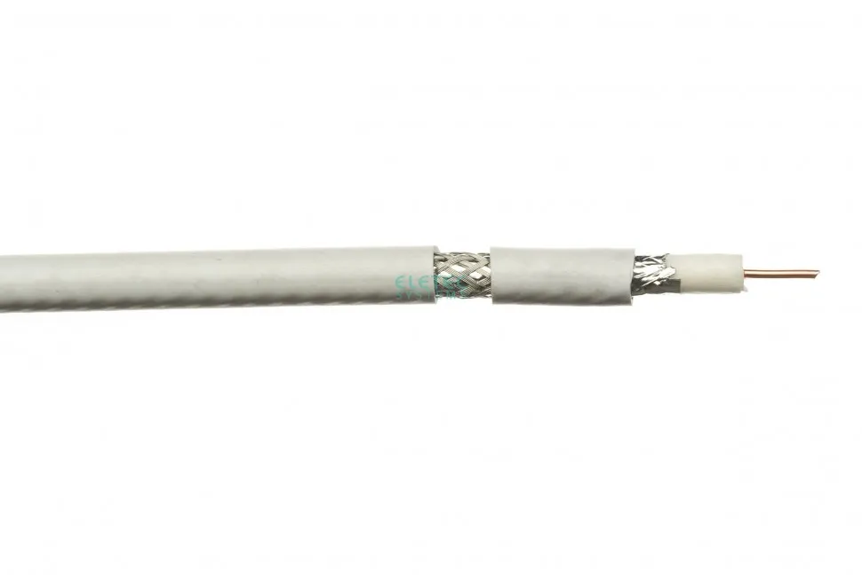 Кабель коаксиальный RG-6U 75 Ом, CCS, экран 48%, 100 м