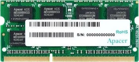 Модуль памяти для ноутбука SODIMM 8GB PC12800 DDR3 SO DS.08G2K.KAM APACER