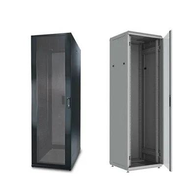 Дверь для шкафа TS,T2 стеклянная 42U Ширина 600 черная Netko