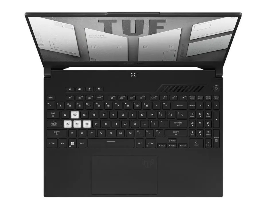 Ноутбук ASUS TUF Dash F15 FX517ZC-HN111 15.6" 1920x1080 Intel Core i7-12650H RAM 16Гб SSD 1Тб NVIDIA GeForce RTX 3050 4Гб ENG/RUS Windows 11 Home черный 2 кг 90NR0953-M00AC0