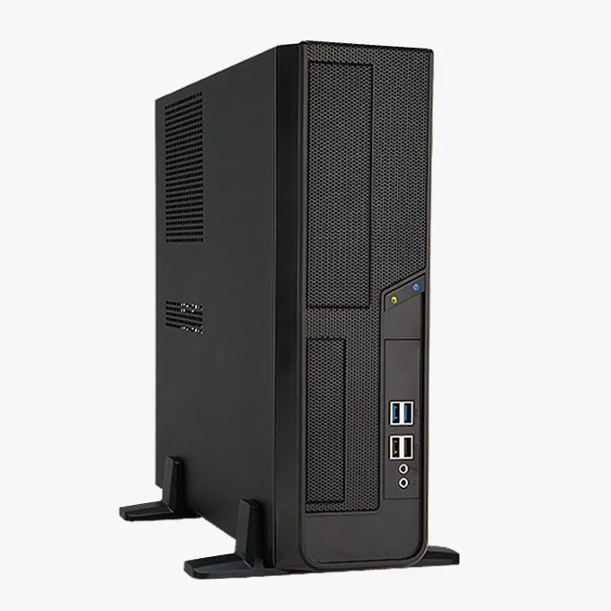 Slim Case InWin BL040 Black/Silver 300W 2*USB2.0+2*USB3.0+AirDuct+Fan+Audio mATX