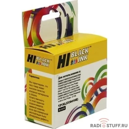 Hi-Black CC641HE Картридж  для HP DJ F4283/D2563, №121XL, BK, 600 стр.