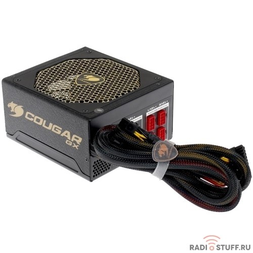 Cougar GX 800 (Модульный, Разъем PCIe-4шт,ATX v2.31, 800W, Active PFC, 140mm Fan, 80 Plus Gold) [GX800] Retail