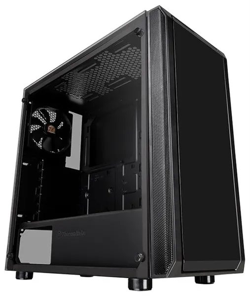 Thermaltake Versa J23 TG (CA-1L6-00M1WN-00) ATX / win / black / no PSU / Tempered Glass