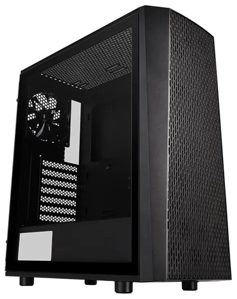 Thermaltake Versa J24 TG (CA-1L7-00M1WN-00) ATX / win / black / no PSU / Tempered Glass