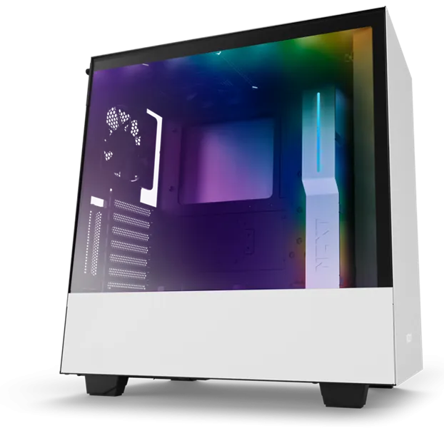 NZXT CA-H500W-W1 H500i SMART ATX MATTE WHITE/BLACK
