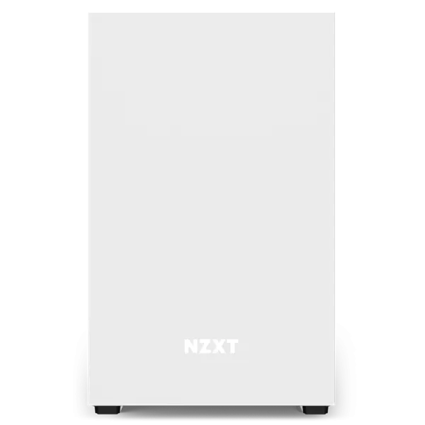 NZXT CA-H210I-W1 H210i Mini ITX White/Black Chassis with Smart Device 2, 2x120mm Aer F Case Fans, 1xLED Strip