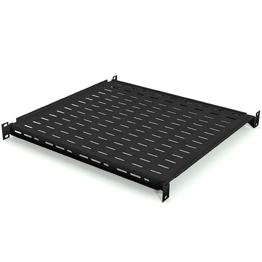 Полка для шкафа глубиной 800 (443х600), с ушками, черная, 150 кг