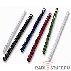 Office Kit Пластиковые пружины BP2001 (6 мм белые 100 шт.)