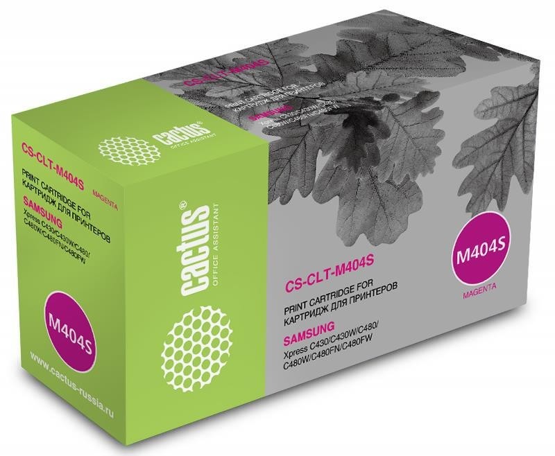 Картридж MAGENTA /SL-C430/C430W 1K CS-CLT-M404S CACTUS