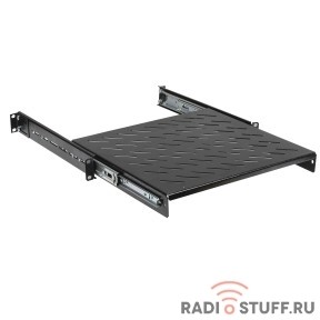 ITK SS05-800PI 19" выдвижная полка глубиной 800 мм, черная