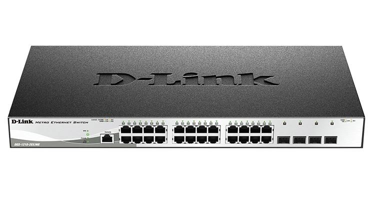Коммутатор 24PORT 10/100/1000 DGS-1210-28X/ME/B1A D-LINK