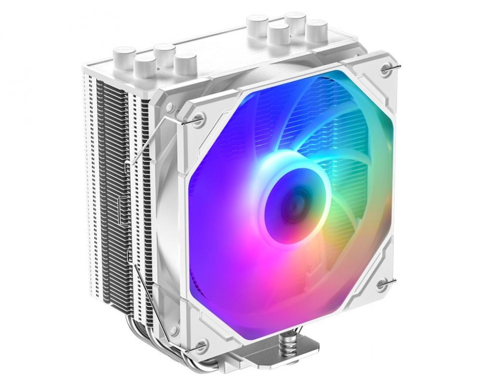 Кулер ЦП ID-COOLING SE-224-XTS ARGB WHITE LGA1150/LGA1151/LGA1155/LGA1156/LGA1200/LGA1700/SAM4/SAM5 70 фут3/мин TDP 220 Вт Вес 0.65 кг SE-224-XTS_ARGB