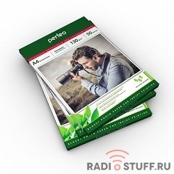 Perfeo PF-GLA4-130/50  Бумага Perfeo глянцевая 50л, А4 130 г/м2