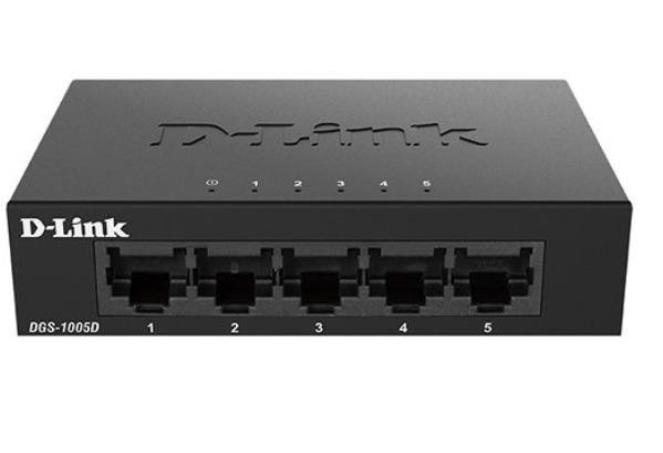 Коммутатор 5PORT 10/100/1000 DGS-1005D/J2A D-LINK