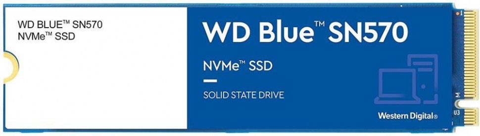 SSD жесткий диск M.2 2280 500GB BLUE WDS500G3B0C WDC