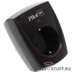 ZIS Сетевой фильтр Pilot Bit 1 розетка, черный