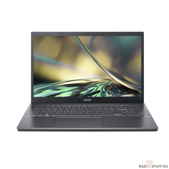 Ноутбук Acer Aspire 5 A515-57-334P, 15.6",  IPS, Intel Core i3 1215U 8ГБ, 512ГБ SSD,  Intel UHD Graphics , Eshell, серый [nx.k3ker.00d]
