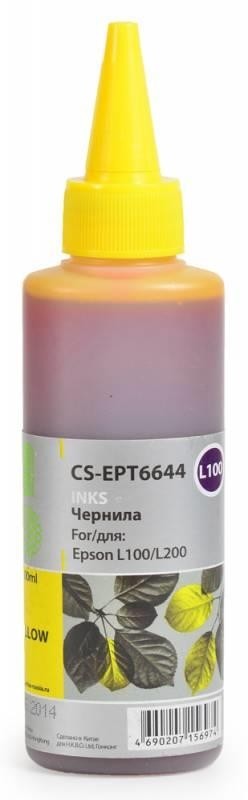 Чернила YELLOW 100ML /L100 CS-EPT6644 CACTUS