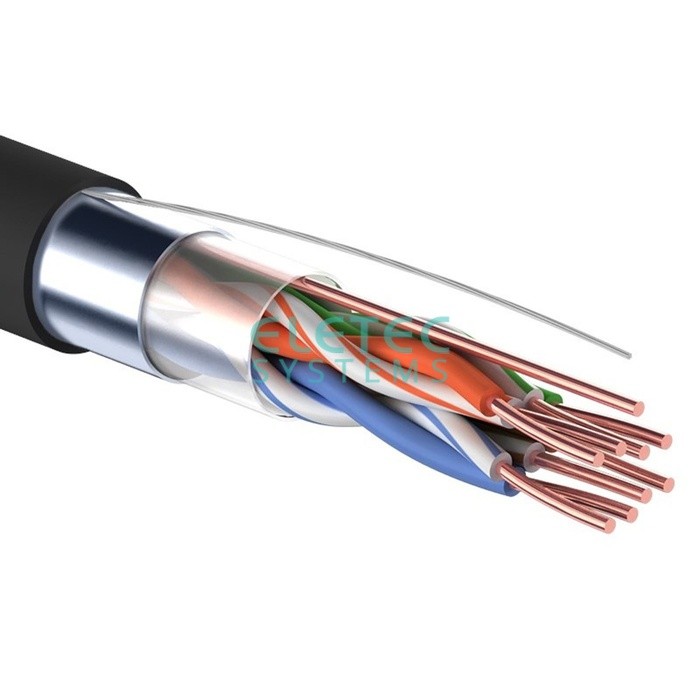 Кабель FTP 5E Eletec 4x2xAWG24, наружный, 305 м, медь