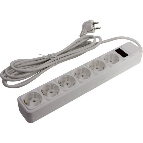 5bites SP4W-130 Сетевой фильтр  4S / 3*0.75MM2 / 3M / WHITE